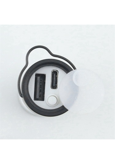 Açık Hava Kamp Led Teleskopik El Feneri Tripod Somunları İle, A Siyah