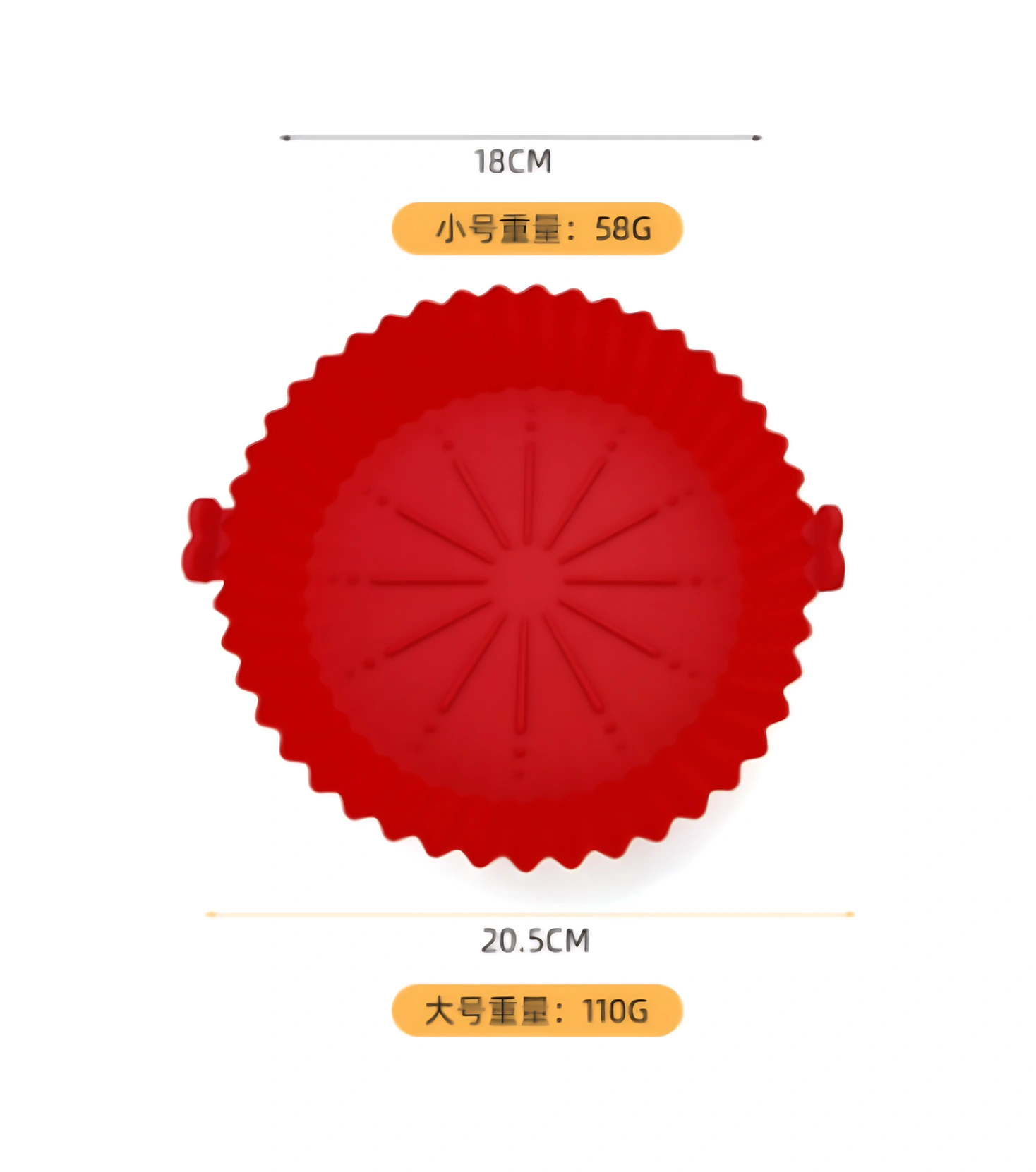 Hombey Yeniden Kullanılabilir Silikon Air Fryer Bezeleri, 450 F Isı Dayanıklı, Tencere Ve Fırın Uyumlu, Temizliği Kolay, Çevre Dost Pişirme Aksesuarı