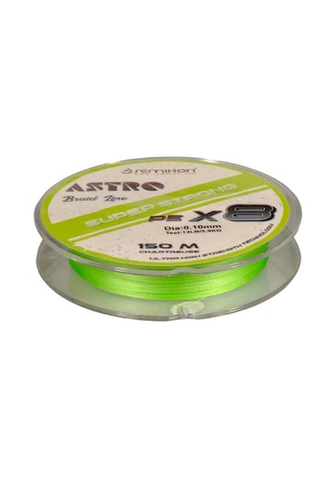 Remixon Astro 8x 150m Chartreuse İp Misina - 0,06mm
