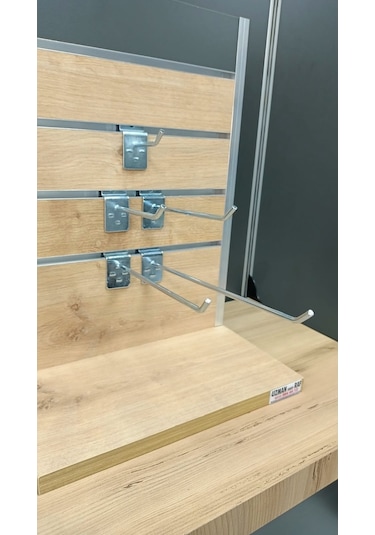 Uzmangrupraf 30 Adet - 5 Cm - Kanallı Pano Kancası (544725821)