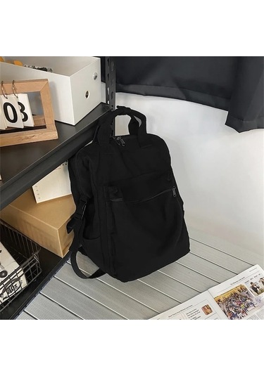 Zyzqstore Yeni Kadın Kanvas Sırt Çantası Bağbozumu Okul Çantası Çok Renkli Çok Renkli