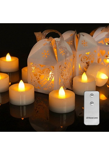 Cadılar Bayramı Şekerleri 12 Adet Cadılar Bayramı Alevsiz Adak Mumları Led Titreyen Adak Mumları Pil İle Çalışan Led Çay Işıkları Cadılar Bayramı Ev Dekorasyonu İçin Çok Renkli