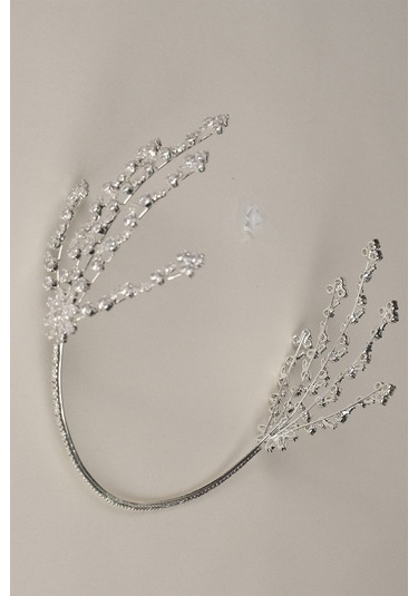 FdayAksesuar Gelinlere Özel Zirkon Taşlı Helen Çift Tarafli Gelin Saç Aksesuarı FRDY31669