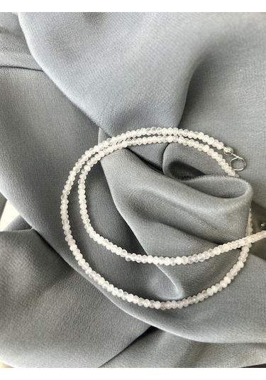 Pembe Kuvars Kolye Pembe