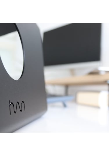 Hansdo Monitör Standi - Monitör Yükseltici MDF Lam Safir Meşe