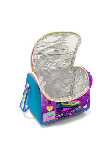 Coral High Pembe Turkuaz Kulaklık Paten Isı Yalıtımlı Beslenme Çantası - Kız Çocuk Çok Renkli