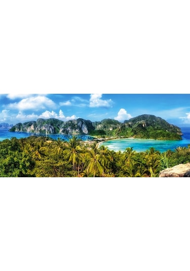 Castorland Tayland Phi Phi Adaları 600 Parça Panorama Puzzle