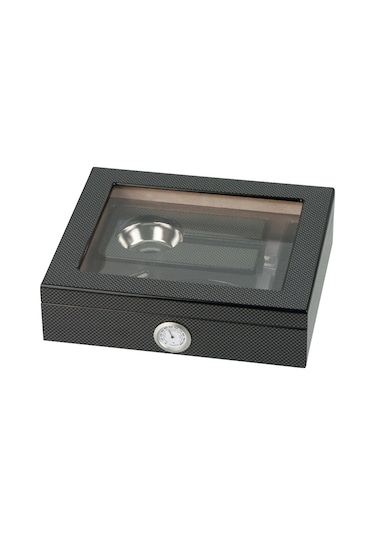 Hauser Karbon Karbon Camlı Humidor Seti 569183