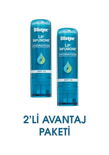 Blistex Lip Infusions Uzun Süreli Nemlendirici Dudak Bakımı 2 x 3.7 G