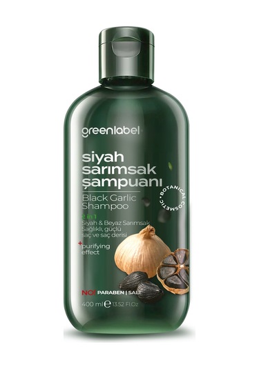 Greenlabel Siyah Sarımsak Şampuanı 400ML