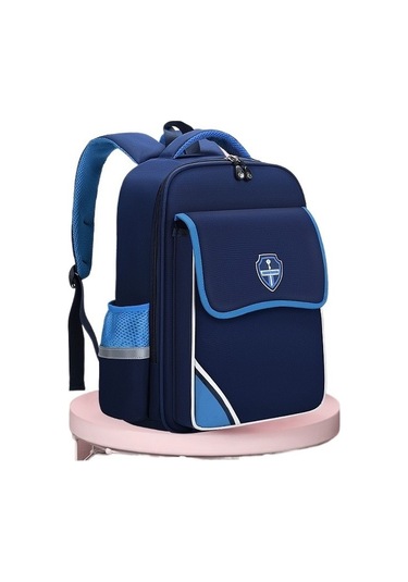Çocuklar İçin Hafif Ve Dayanıklı Sırt Çantası, İlkokul Ve Anaokulu Öğrencilerine Uygun Erkek Kız Okul Çantaları, Renkli Ve Şık Tasarımlar MAvi