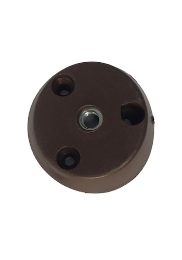 Dereceli Ayak Tabanı Kahverengi Mobilya Masa Sehpa Ayağı Bağlantı Aparatı Açılı Plastik