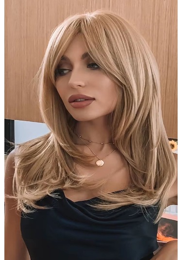 Caş Dekorasyon Bal Köpüğü Renk Kahküllü Katlı Kesimli Peruk Bal Köpüğü