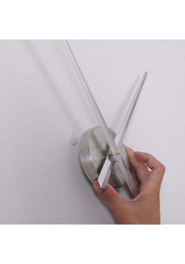 Mufunye Kendin Yap Duvar Saati Çerçevesiz 3d Aynalı Duvar Saati Büyük Sessiz Duvar Çıkartmaları Oturma Odası Ev Dekorasyonları İçin Diğer