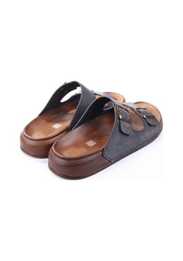 Papuç Sepeti 54201 Anatomik Rahat Taban Erkek Günlük Terlik Gri