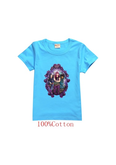 Mınıso Çocuk Karikatür Baskılı T-shirt - Erkek Ve Kız Çocuklar İçin Casual Tişörtpembe Pembe