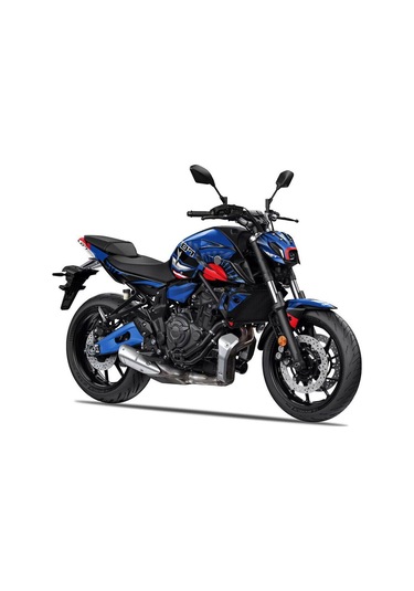 Mt-07 2020-2023 Mavi Japan Full Body Kit Sticker Set Çok Renkli