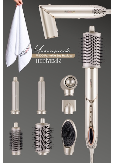 Heısenberg Professional Airwrap Saç Şekillendirme Ve Kurutma Seti