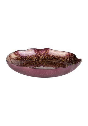 Karaca Lovızna Dekoratif Tabak 38 CM Bordo