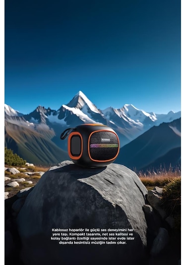 Torima D90 Taşınabilir Bluetooth Hoparlör Siyah