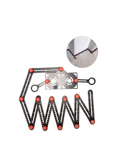 Suntek Çok Açılı Cetvel, Sondaj Bulucu Şablon Aracı Ile