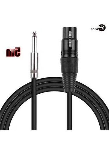 Profesyonel Xlr Mikrofon Kablosu: Ggiant 24awg 5m Gürültü Azaltmalı 1/4 Ts Mono
