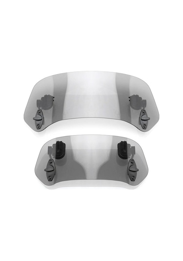 Pazly Evrensel Motosiklet Rüzgar Koruyucusu - 180 Ayarlanabilir, Gürültü Azaltıcı, Yağmura Dayanıklı 28.5x11cm, Küçük Boyutlu