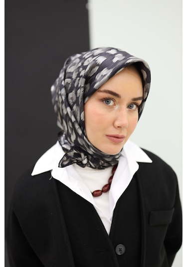 Silk Home Twill İpek Eşarp 11451-34 Füme