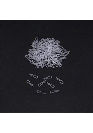 Aero Gömlek Klipsi 37 Mm Şeffaf Tırtıksız 2.000 Adet Şeffaf