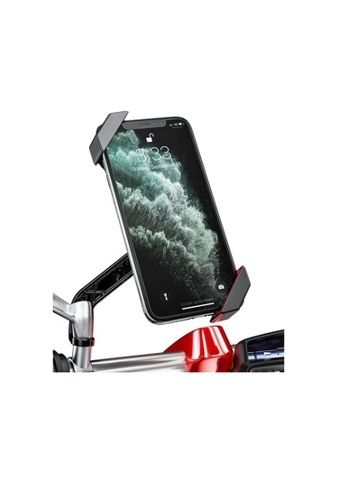 Nukrotech Mls Ayna Dibi Bağlantılı Motosiklet Telefon Tutucu Siyah