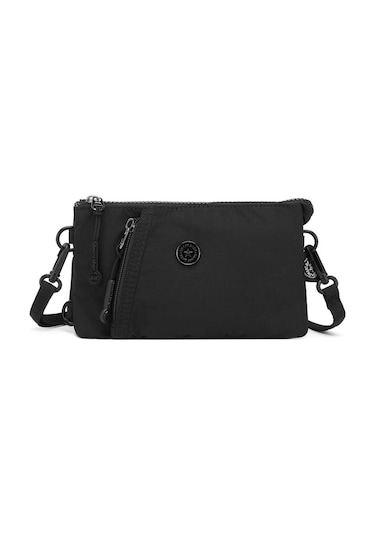 Smart Bags Mikro Poly Kumaş Uzun Askılı Kadın Cüzdanı 3343 Siyah