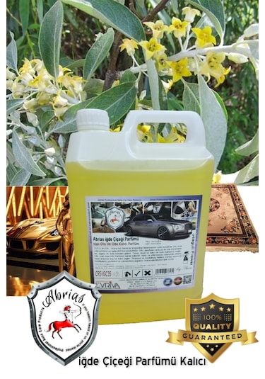 Abrias Halı Oda Ve Araba İğde Çiçeği Kokusu Ve Parfümü 5lt