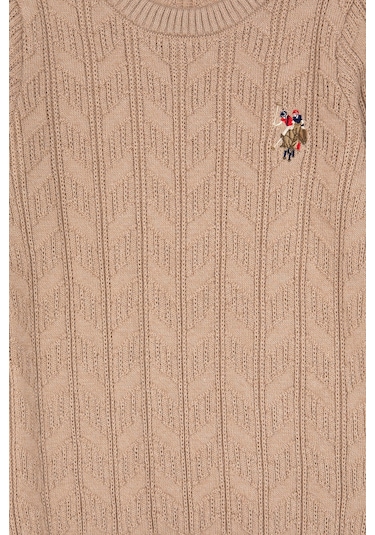 U.s. Polo Assn. Erkek Çocuk Kum Melanj Kazak /triko 50307844-vr123 Kum Melanj