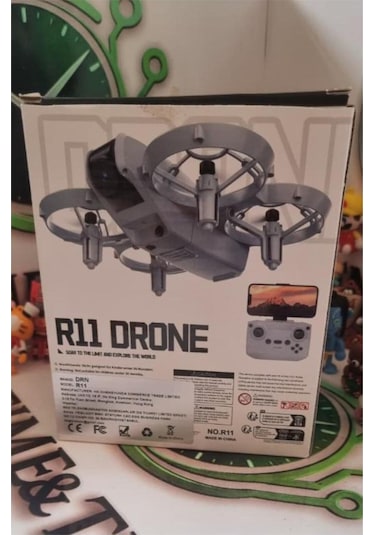 R11 Mini Drone Cift Bataryalı Elle Kontrollu Kulaklık Hediyeli