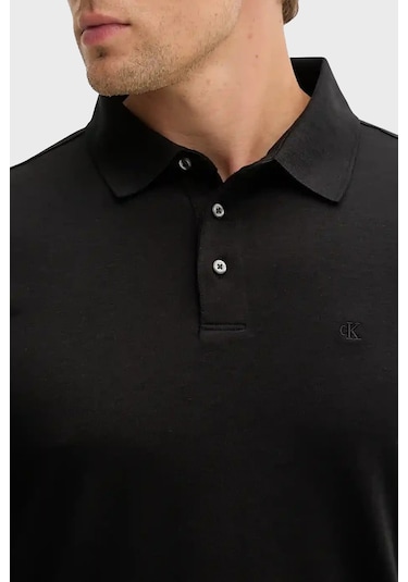 Calvin Klein Erkek Polo Yaka Sweat Lv040em909 Ub1 Siyah Siyah