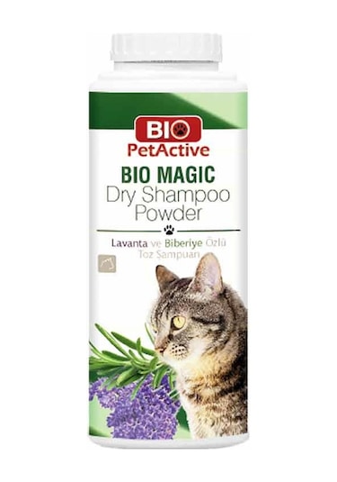 Bio Petactive Lavanta Ve Biberiye Özlü Kuru Kedi Şampuanı 150 G
