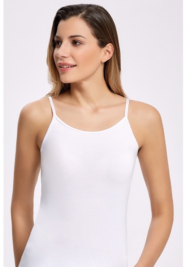 Kadın Ayarlanabilir Askılı Atlet Çok Renkli