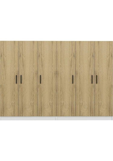 Kale 6 Kapaklı 4ç Dolap - Pera Ceviz 190cm
