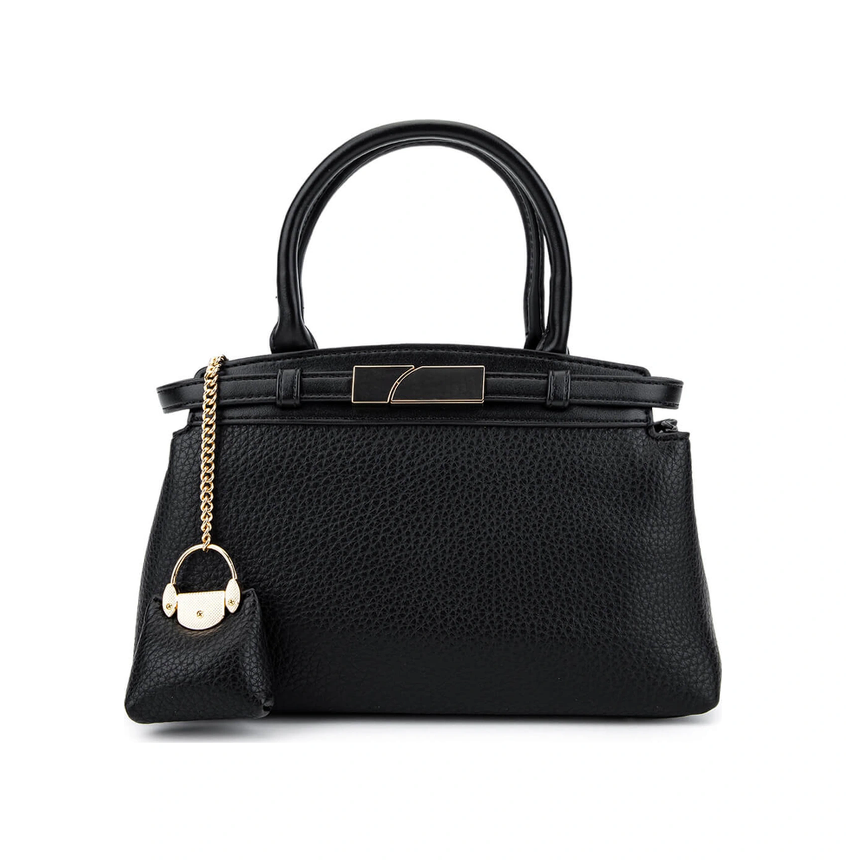 Tamer Tanca Kadın Suni Deri Siyah Omuz Çanta 921 27150 Bn Cnt Sk25-26 Sıyah Siyah