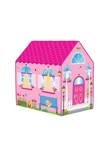 Furkan Toys Barbie Rüya Evim Oyun Çadırı Çift Yönlü Pencereli 100 x 100 x 68 CM