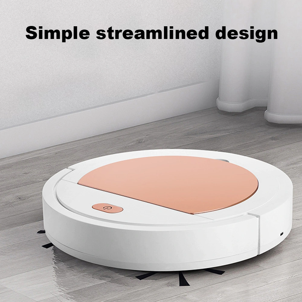 Moveevo Ev Otomatik Temizleyici Robot Süpürge: Usb Şarjlı, Kuru/ıslak Mod, Darbeli Fırça, Zayıf Gövde, 100 Dakika Çalışma Süresi - Beyaz Beyaz
