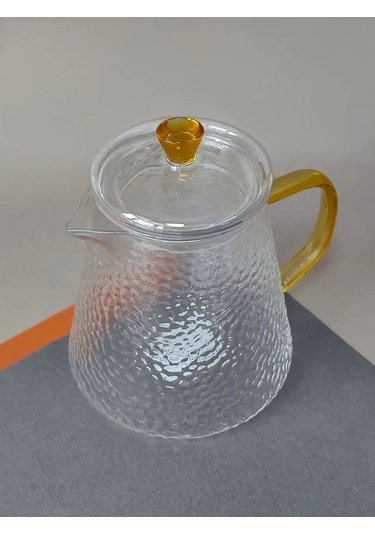 Baizheng 900 Ml Cam Süzgeçli Demleme Çaydanlığı 306459326 Beyaz