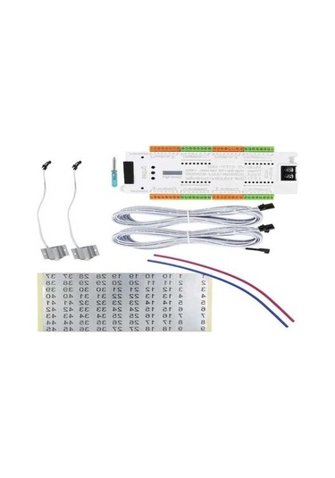 Fortunelane 32 Adım Akıllı Merdiven Işığı - Fotoelektrik Sensörlü, Otomatik Açık/kapat, Dc 12-24v, Akış Efekti Kontrol Cihazı 100 Diğer