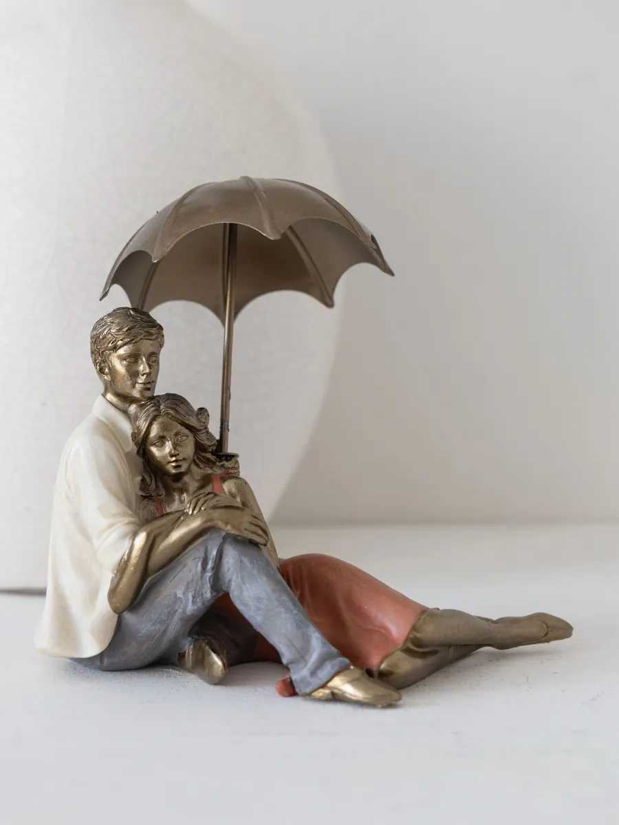 Lefard İç Mekan Dekorasyonu İçin "aşıklar" Figürü 12 Cm 178249534