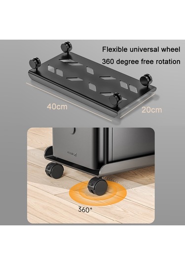 Sones Masaüstü Bilgisayar Ana Bilgisayarı Çıkarılabilir Braket Ofis Yükseltilmiş Raf 1,2 Mm Kalınlaştırılmış