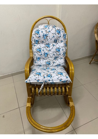 Klasbambumobilya Bambu Sallanan Sandalye Tv Koltuğu Büyük