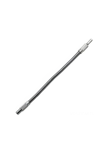 Qingmipy 300mm Esnek Vidalama Uzantısı, Elektrikli Matkap Ve Tornavida İçin Çok Amaçlı 1/4" Hex Shaft Metal Bağlantı Kolu - Dar Alanlar İçin Uygun