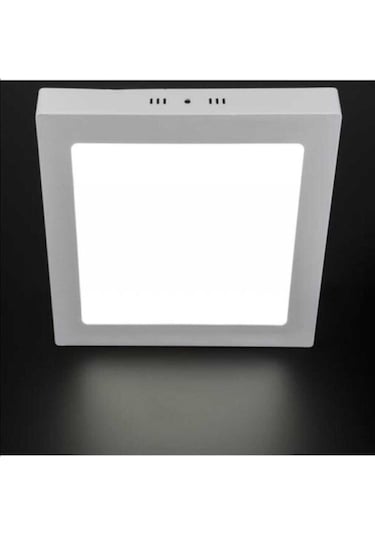 Beyaz Ledli 24 Watt Sıva Üstü Led Panel Kare Tavan Armatürü-badelta Diğer