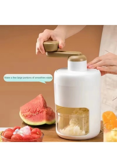 El-krank Buz Tıraş Makinesi-ev Manuel Kar Koni & Süt Sallar İçin