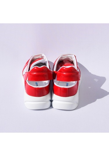 Kırmızı Renk Spor Sandalet Kırmızı